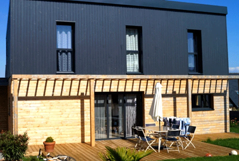 Maison passive en ossature bois à Guipel
