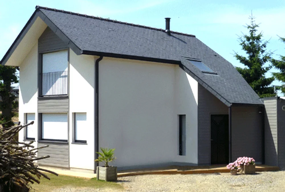 Maison ossature bois à Tinténiac